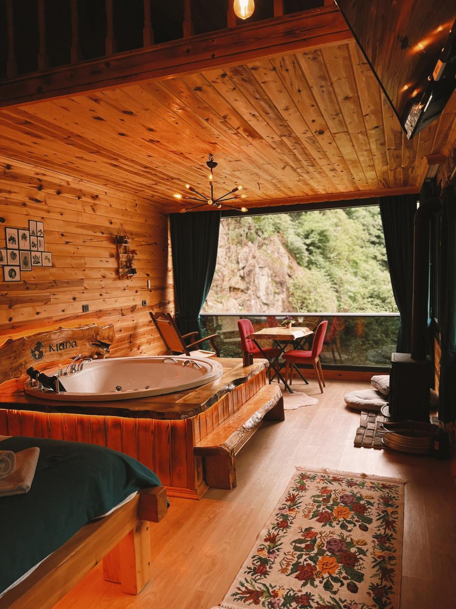 Kiana Bungalov Bed and Breakfast Ardeşen Værelse billede